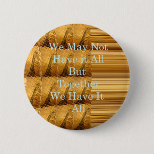 Badge Rond 5 Cm We may not have it all girafe safari hakuna mata