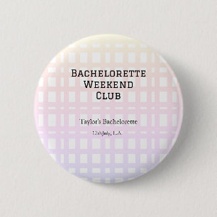 BADGE ROND 5 CM WEEK-END RÉTRO CLUB ENTERREMENT DE VIE DE JEUNE FI