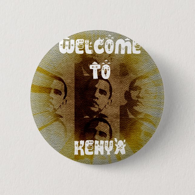 Badge Rond 5 Cm Welcome (Devant)