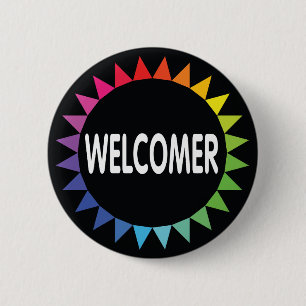 Badge Rond 5 Cm Welcomer
