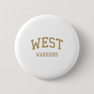 Badge Rond 5 Cm West High School A Torrance Ca Retro Sports