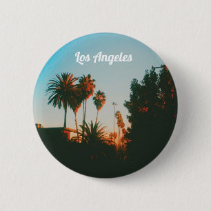 Badge Rond 5 Cm West Hollywood, Los Angeles, Californie