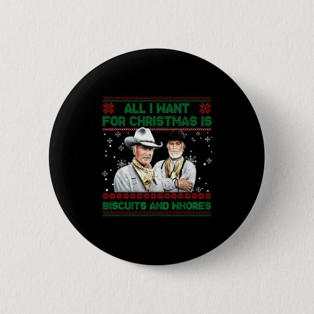 Badge Rond 5 Cm Western Biscuits And S Christmas Quote  (Devant)