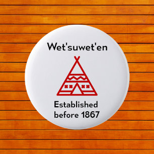 Badge Rond 5 Cm Wetsuweten Établi Avant 1867 Silhouette
