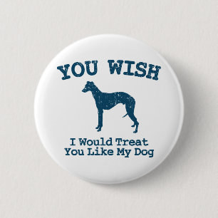 Badge Rond 5 Cm Whippet