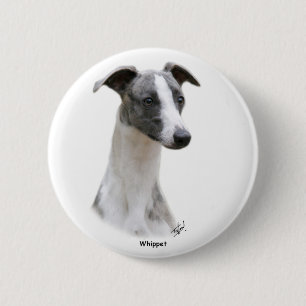 Badge Rond 5 Cm Whippet 9Y205D-231