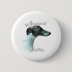 Badge Rond 5 Cm Whippet Maman 2