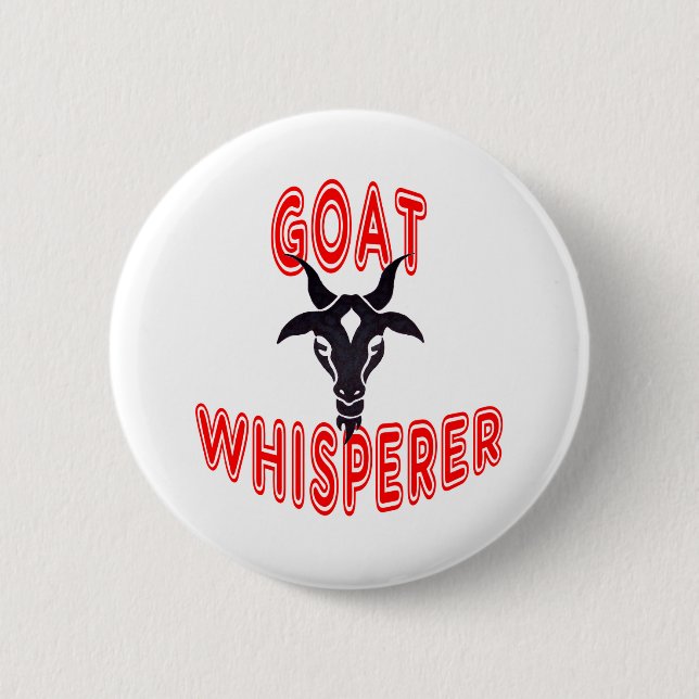 Badge Rond 5 Cm Whisperer de chèvre (Devant)