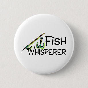Badge Rond 5 Cm Whisperer de poissons