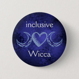Badge Rond 5 Cm Wicca inclus