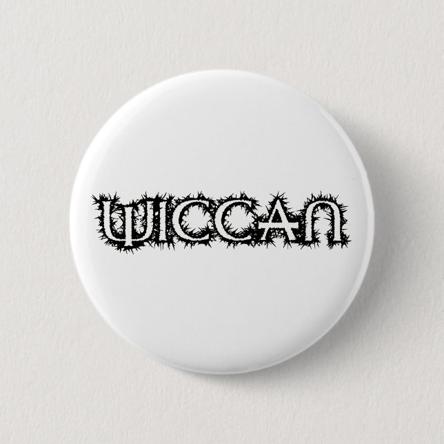 Badge Rond 5 Cm Wiccan (Devant)
