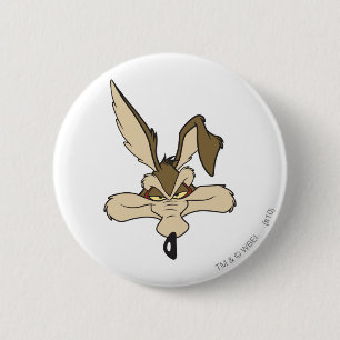 Badge Rond 5 Cm WILE E. COYOTE™ Blessé à la tête