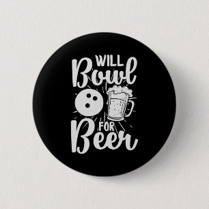 Badge Rond 5 Cm Will Bowl pour bière