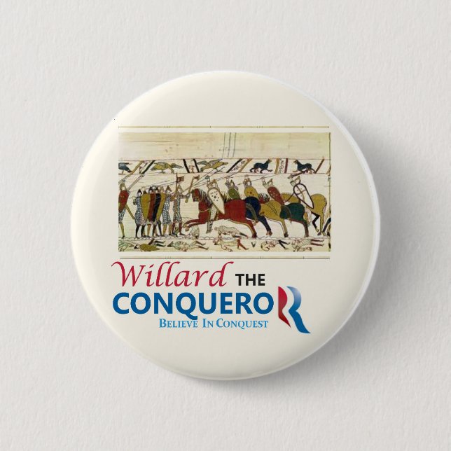 Badge Rond 5 Cm Willard le conquérant Mitt Romney (Devant)
