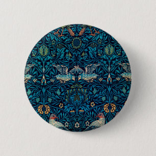 Badge Rond 5 Cm william morris