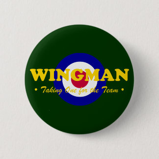Badge Rond 5 Cm Wingman (RAF)