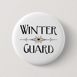 Badge Rond 5 Cm Winter Guard Decorative Line