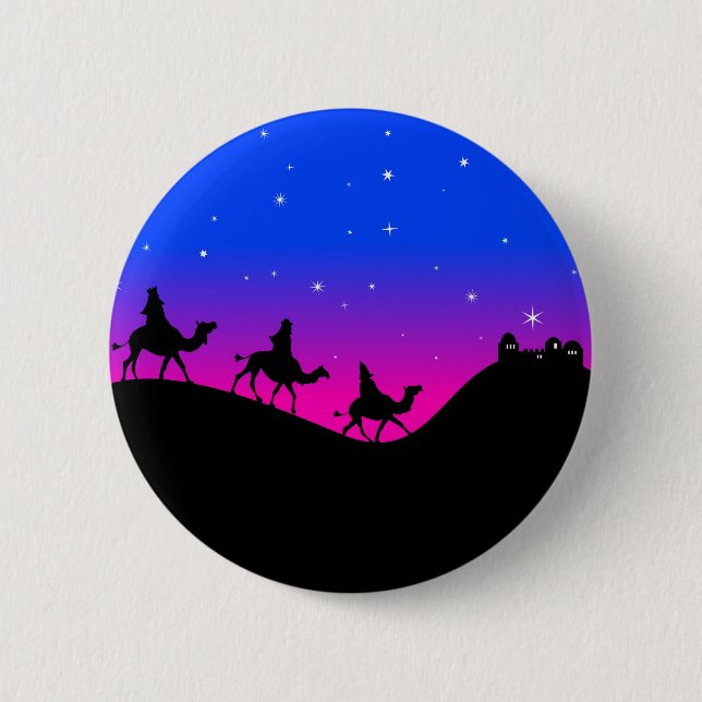 Badge Rond 5 Cm Wisemen (Devant)