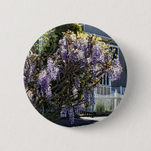 Badge Rond 5 Cm Wisteria