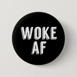 Badge Rond 5 Cm Woke AF
