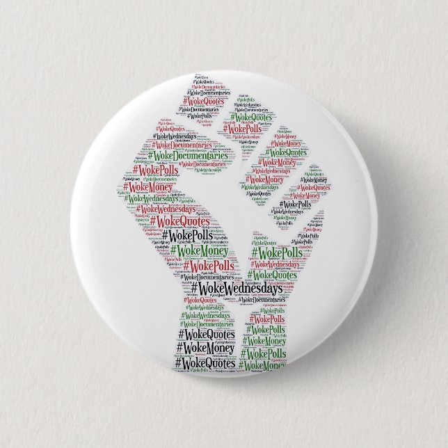Badge Rond 5 Cm #WokeWednesdays (Devant)