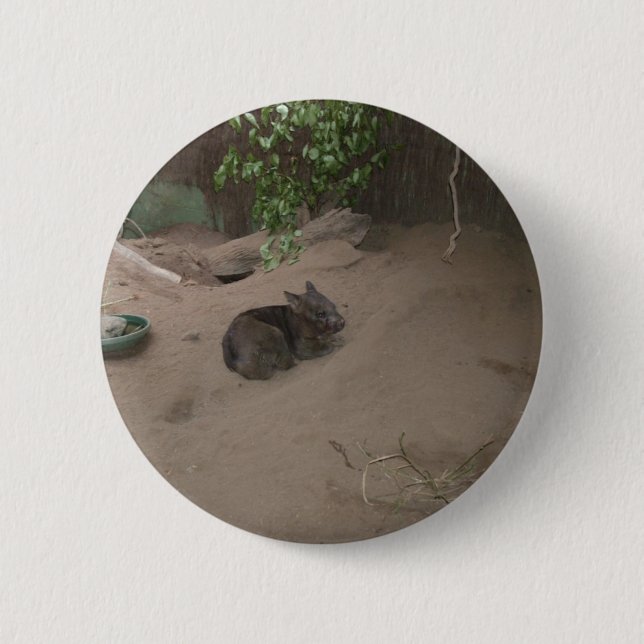 Badge Rond 5 Cm Wombat (Devant)