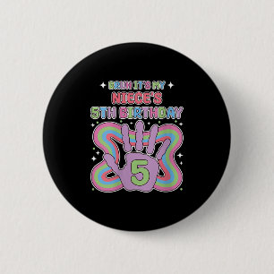 Badge Rond 5 Cm Womens Bruh, C'Est Ma Nuit, Tante Anniversaire Unc