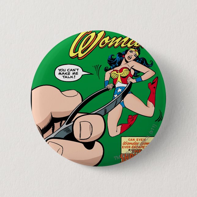 Badge Rond 5 Cm Wonder Woman Réduire Formule (Devant)