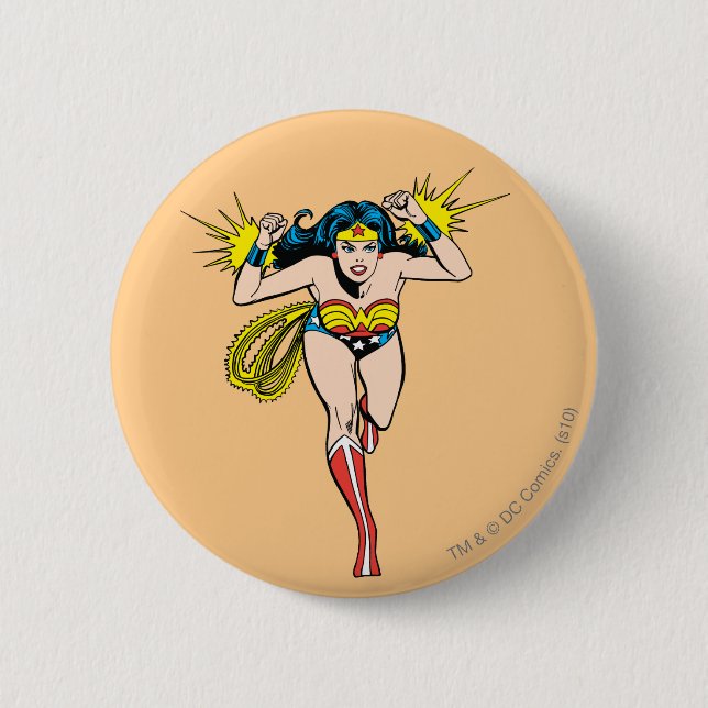 Badge Rond 5 Cm Wondwen Wondwoman Glowffs (Devant)