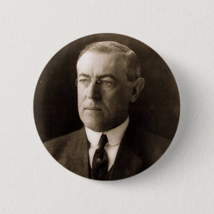 Badge Rond 5 Cm Woodrow Wilson