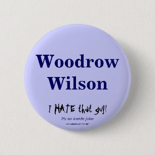 Badge Rond 5 Cm Woodrow Wilson