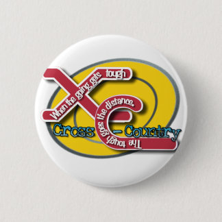 BADGE ROND 5 CM XC DEVISE DURE (PAYS CROISÉ)