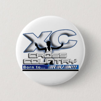 BADGE ROND 5 CM XC - PAYS CROISÉ - SOUTENU POUR COURIR !