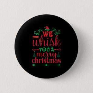 Badge Rond 5 Cm Xmas Art Nous Vous Souhaitons Un Joyeux Noël