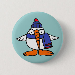 Badge Rond 5 Cm XX Snowbird magnifique de bande dessinée