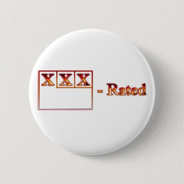 Badge Rond 5 Cm XXX - Bouton évalué (Devant)