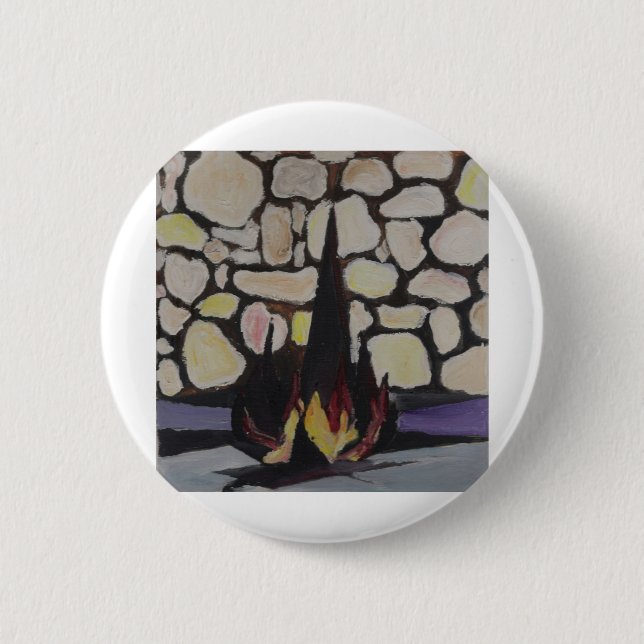 Badge Rond 5 Cm Yad Vashem (Devant)