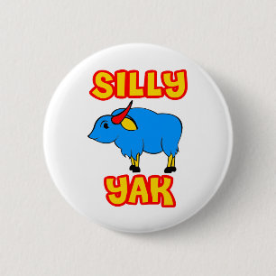 Badge Rond 5 Cm Yaks idiots