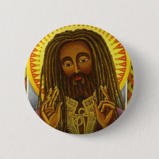Badge Rond 5 Cm Yeshu Rasta Fari