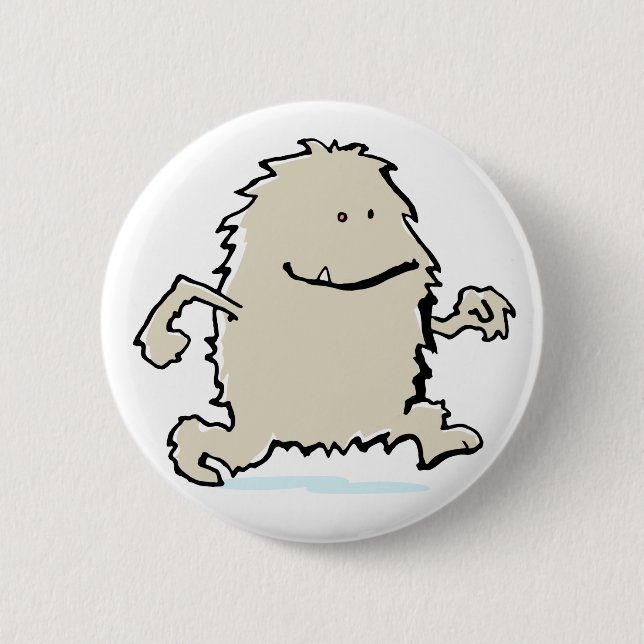 Badge Rond 5 Cm yeti (Devant)