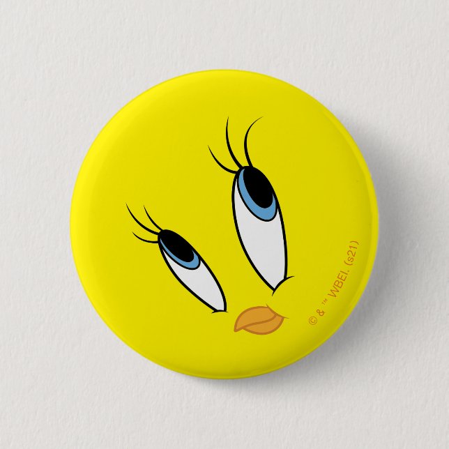 Badge Rond 5 Cm Yeux doux TWEETY™ (Devant)