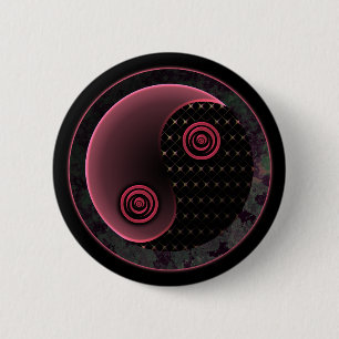 Badge Rond 5 Cm Yin Yang