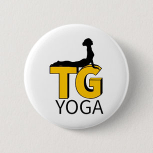Badge Rond 5 Cm Yoga avec logo Tg