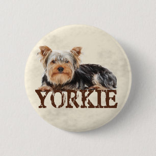 Badge Rond 5 Cm Yorkie