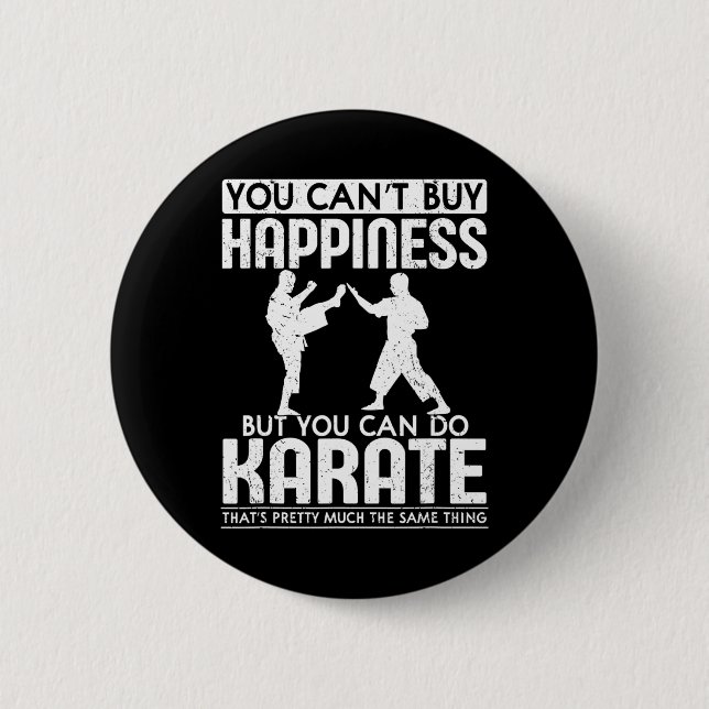 Badge Rond 5 Cm You Can’t Buy Happiness  (Devant)