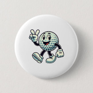 Badge Rond 5 Cm Youth Golf Player Boys Golf Funny 