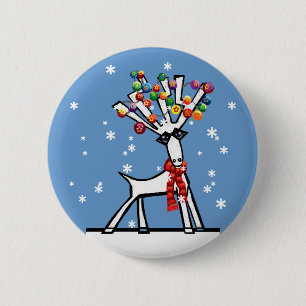Badge Rond 5 Cm Yule cool