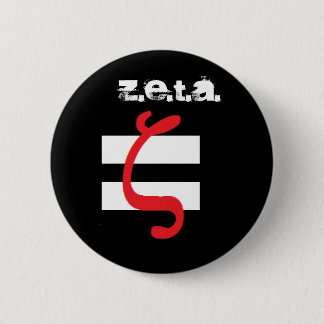 Badge Rond 5 Cm Z.E.T.A. Bouton