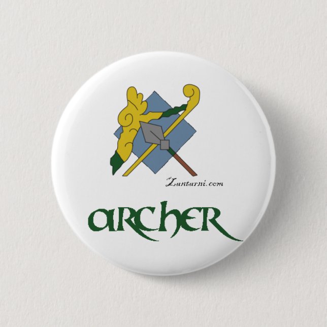 Badge Rond 5 Cm Zantarni Archer iconique (Devant)
