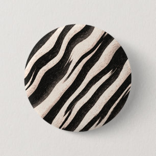 Badge Rond 5 Cm Zebra raye une texture transparente + vos idées
